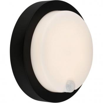 LED-Akku-Außenwandleuchte 3765015, Sensor, schwarz