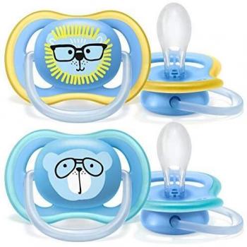 Philips Avent Ultra Air Fopspeen Blau Löwe/Bär 18m+