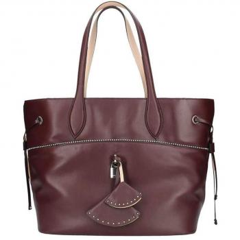 Glamour Luxe Borsa Shopping CLEO Shopper Donna Burgundy T/U