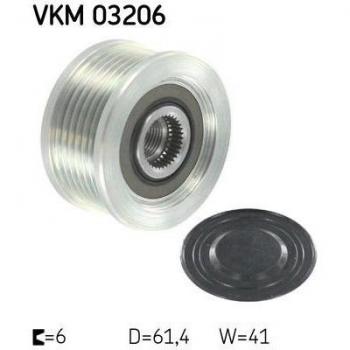 SKF VKM 03206 Alternator Decoupler