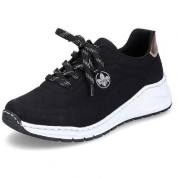 Rieker Schnürschuh, Damen, schwarz