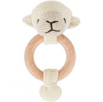 Hochet en Bois avec Mouton