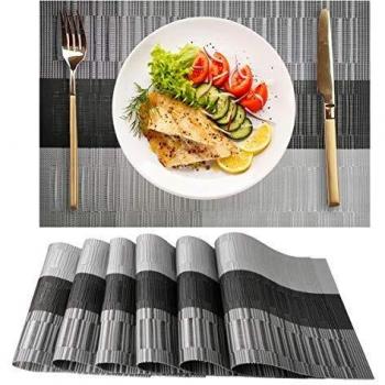 ZhengYue Set of 6 Waterproof Table Mats