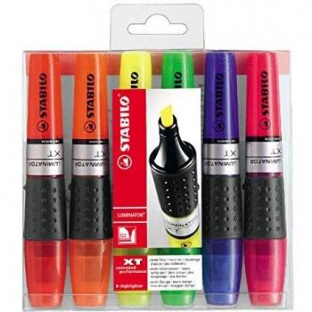 X Stabilo Textmarker Luminator Etui mit 6 Stiften