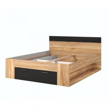 Letto Adulto EOS 160x200 – Cassetti Integrati (Nero)