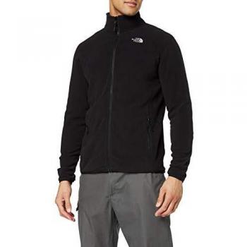 The North Face Herren Fleecejacke 100 Glacier, Schwarz (tnf black), L