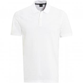 Weißes BOSS Poloshirt Firenze Logo Herren 50263591, S