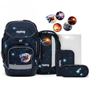 Ergobag Maxi Galaxy Glow Schulrucksack Set 6tlg. 2024 KoBärnikus