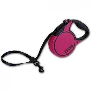 Small Dog Pink KONG Fuchsia Terrain Retractor