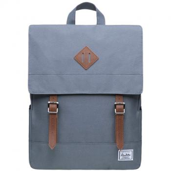Grauer Kaukko Damen Herren Business‑Rucksack – 14,9 l, Laptoptasche