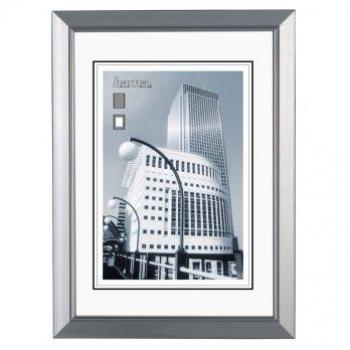 Hama Valencia Wandrahmen in Silber, 10 cm × 15 cm, Kunststoff