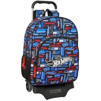 Mochila Safta Hot Wheels con Ruedas