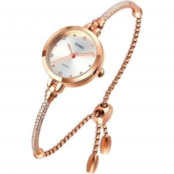 SKM Pearl Glow Quartz Dress Watch for Ladies