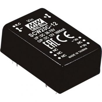 Modulo SCW20A-05: Convertitore DC‑DC 4 A / 20 W – 1 Uscita