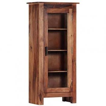 Aparador de salón de madera sheesham 50x30x110 cm