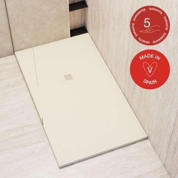 Receveur de douche rectangulaire blanc 80x140 cm Poalgi