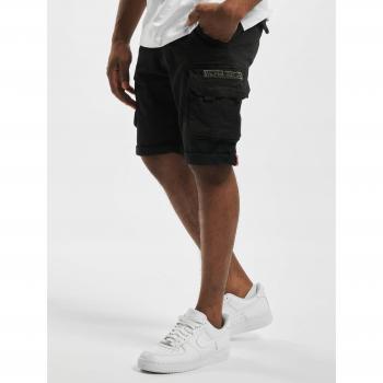 Alpha Industries Men’s Black Crew Shorts – 36” Waist