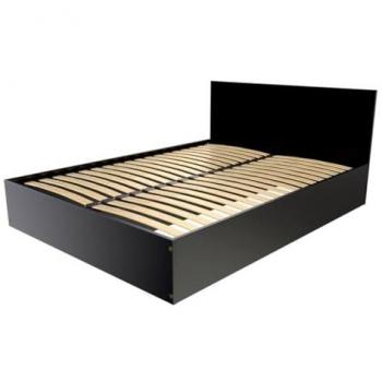 Letto a 2 posti in legno con cassettone