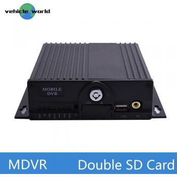 4-Channel AHD 720P Mobile DVR with SD Card for 4-Camera Setup