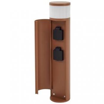 Lampe de jardin Corban en aluminium, réglage d’intensité, G9, IP44