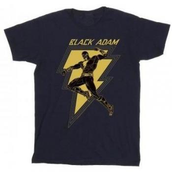 Black Adam Golden Bolt Chest Cotton Tee