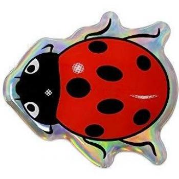 Adesivo da parete Quattroerre.it, coccinella 3D di dimensioni 48 x 45 mm