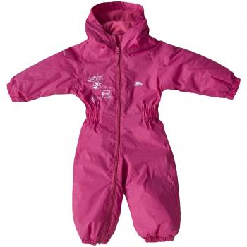 Trespass Unisex Kinder Regenanzug DRIPDROP, Gerbera Rosa, 3/4 Jahre