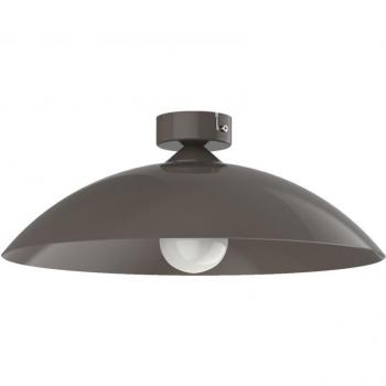 Plafoniera Lumicom Flash 1X E27 Max 42W Metallo Tortoia Lucida