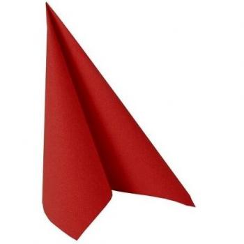 Serviette en Papier Rouge 40 x 40 cm