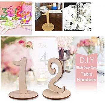 10pcs/pack Wooden Table Number Figures (1-10)