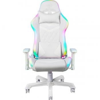 DelTaco White RGB Gaming Chair