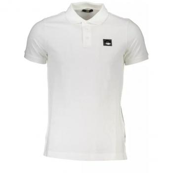 Cavalli Class White Cotton Polo with Logo