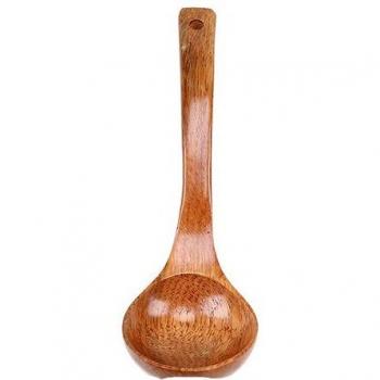 Large Natural Wooden Spoon for Kitchen Use (18/24/27cm)