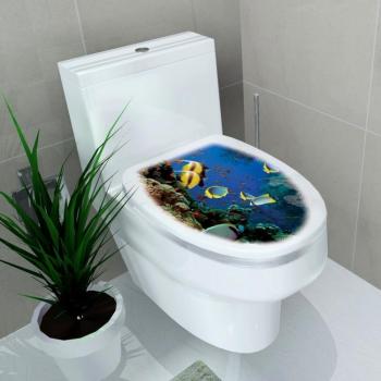 Vinyl Bathroom Ocean Decor