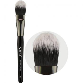 Brocha Facial BEILI Negra, Unidad Individual, Con Fibra Sintética, Perfecta para Corrector, Base y Contorno