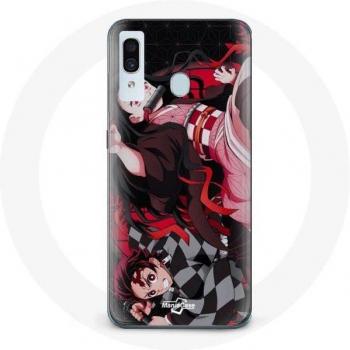 Samsung Galaxy A40 Demon Slayer Tanjiro-Nezuko Armor Case – Maniacase