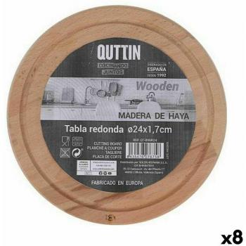 Piatto di presentazione Quttin rotondo Ø 24x1,7 cm (8 pezzi)