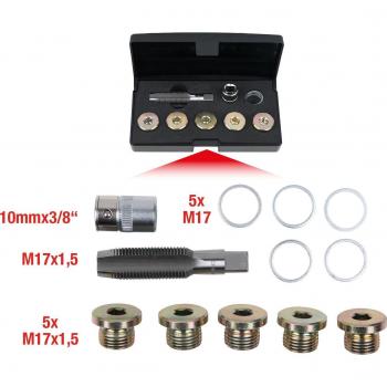 Utensili Autofficina KS Tools 150.4930: Viti di Scarico Olio M17x1,5 (12pz)