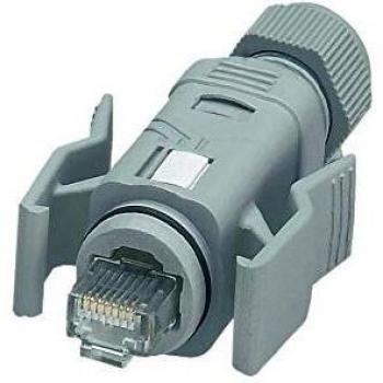 Conector RJ45 Macho 8 vías apantallado serie QUICKON