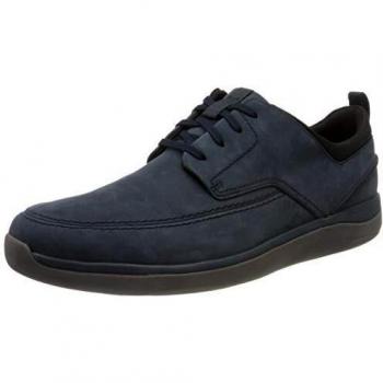 Clarks Garratt Street, Derbys Homme, Nubuck Navy 41.5 EU