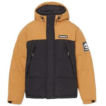 Men’s Timberland Winter Classic Puffer – Size Small, Black & Wheat Accents