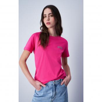 T-shirt in cotone con logo MLB