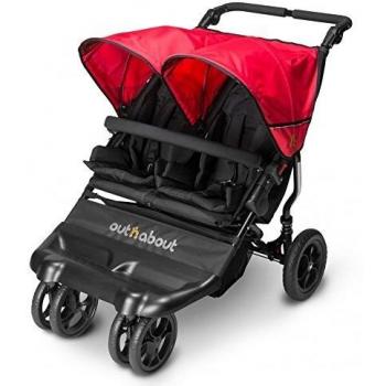 Doppio Passeggino Little Out n About Papavero Rosso