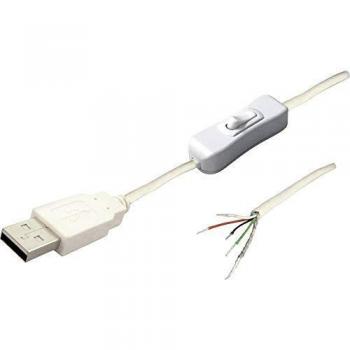 Câble réseau USB avec switch TRU COMPONENTS 1m