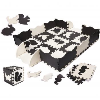 Puzzle Schiuma Box 25 EL Nero-Bianco