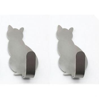 Adhesive Cat Hooks for Bathroom & Kitchen