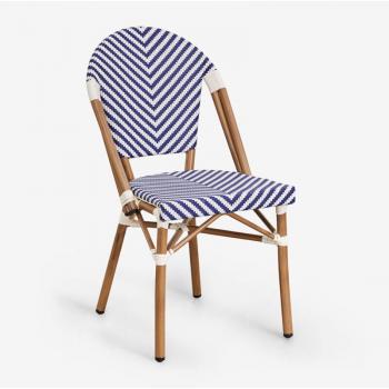 Sedia Impilabile Rattan Sintetico Brielle Bistro