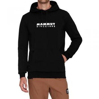 Felpa con cappuccio Mammut ML Logo black and white