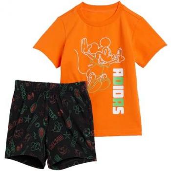 Adidas Mickey Mouse 9-12 Month Old Unisex Tracksuit (Orange)