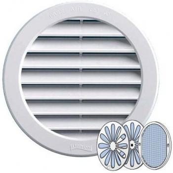 Grille ventilante PVC à tube Ø100 mm